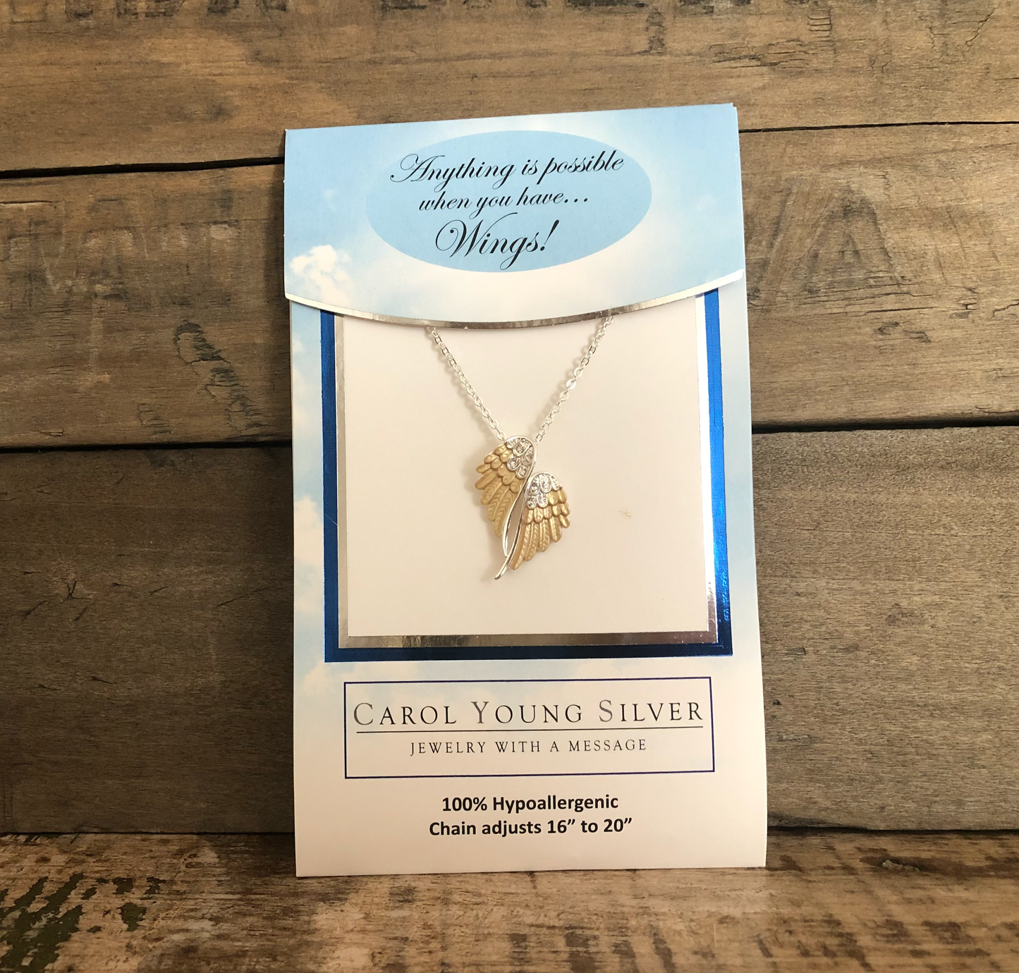 Angel Wings Petite Necklace
