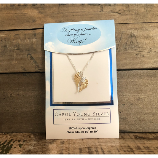 Angel Wings Petite Necklace