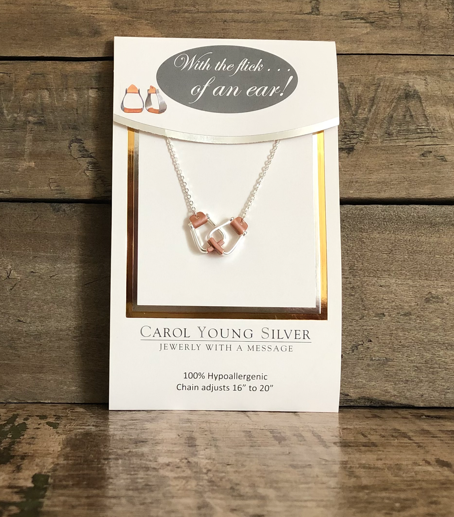 Saddle Stirrup PETITE Necklace Jewelry