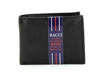 Rfid Pass Case Bi Fold Wallet Style