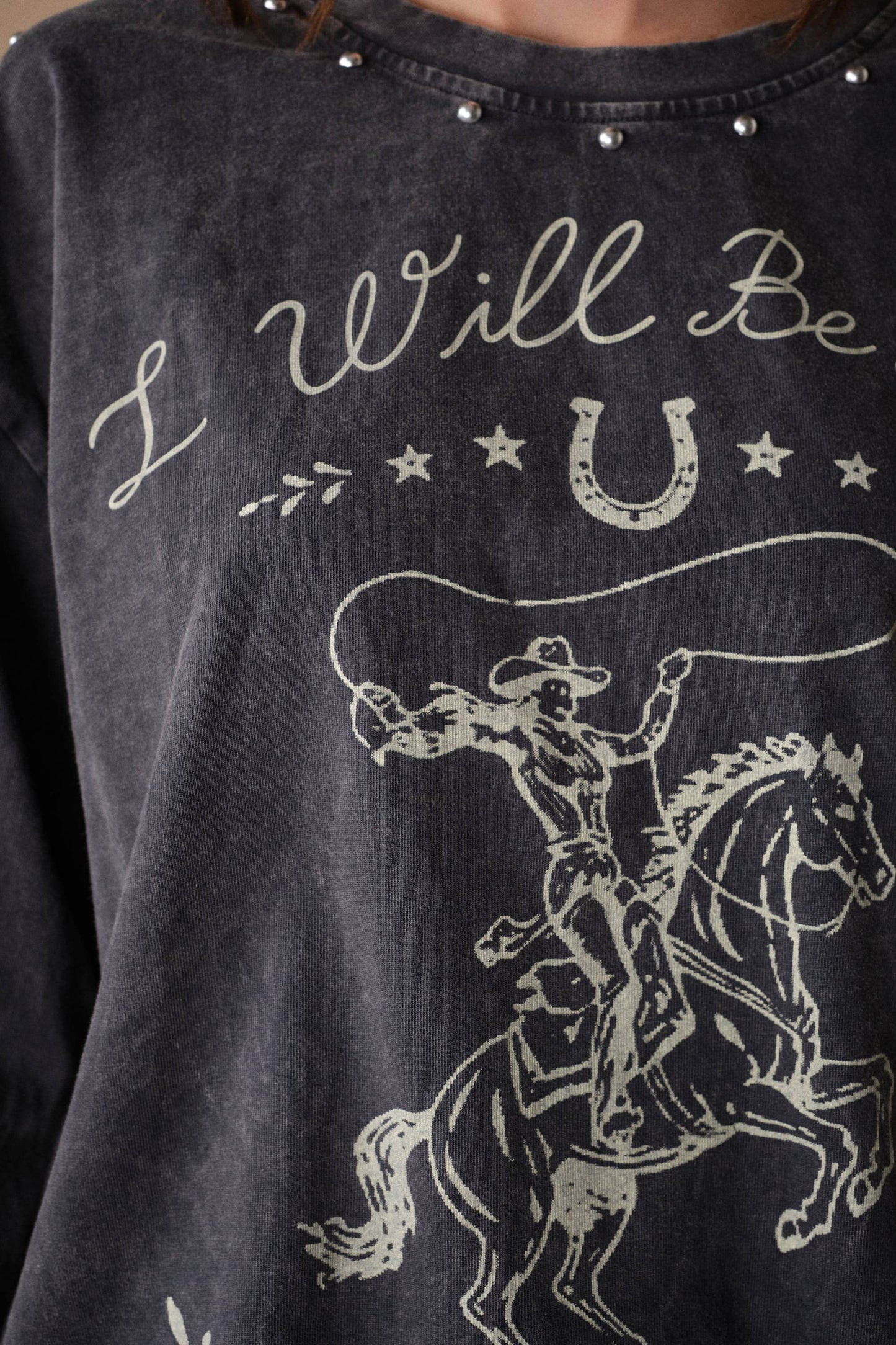Blue B Western Studded Graphic Sweatshirt 53012T