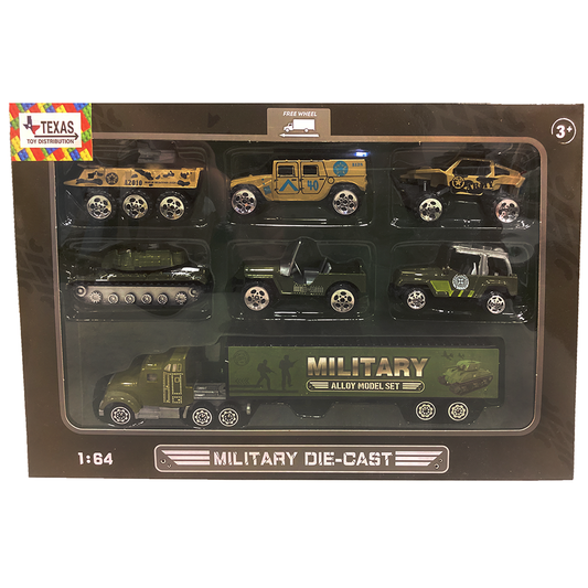 Texas Toy Distribution - 1:64 Die-Cast Military Vehicles in Window Box