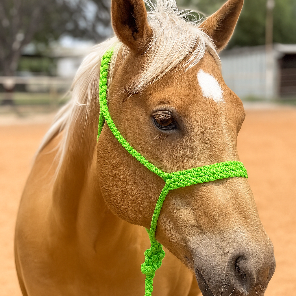 Rodeo Drive - Mule Tape Halters - Assorted Colors - Lime Option