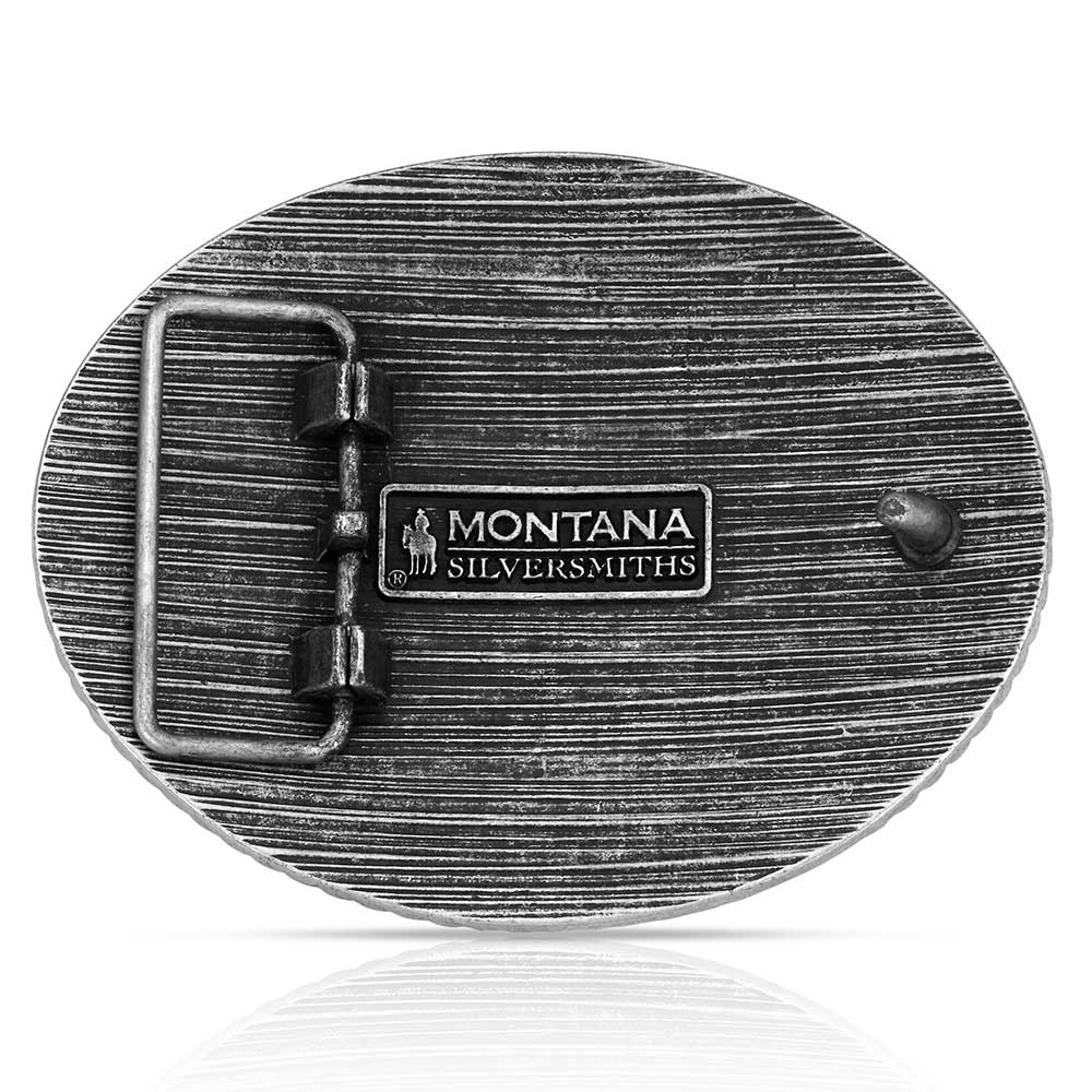 Montana Silversmith Two Tone Stockyard Buckle A1077P
