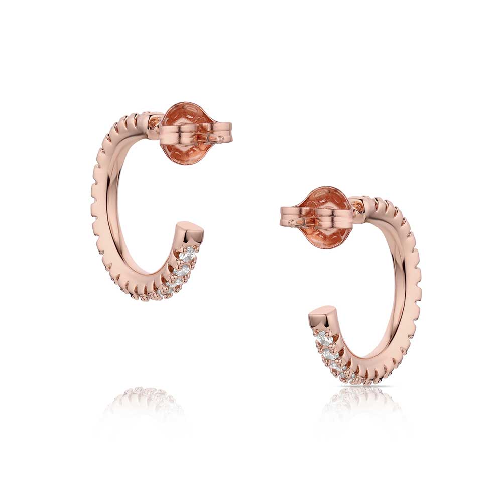 Montana Silversmith Everything is Rosy Hoop Earrings ER6212