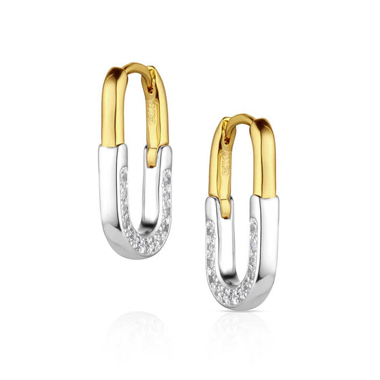 Montana Silversmith The Flats Hoop Earrings ER6452