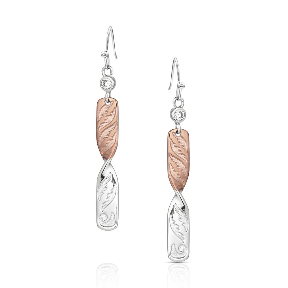Montana Silversmith Flatland Twister Dangle Earrings ER6462