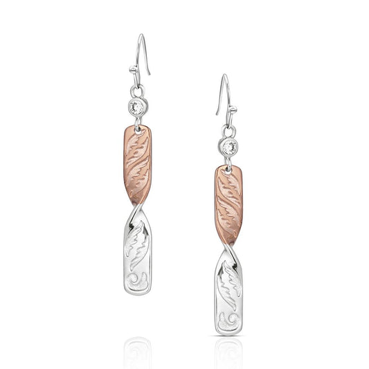 Montana Silversmith Flatland Twister Dangle Earrings ER6462