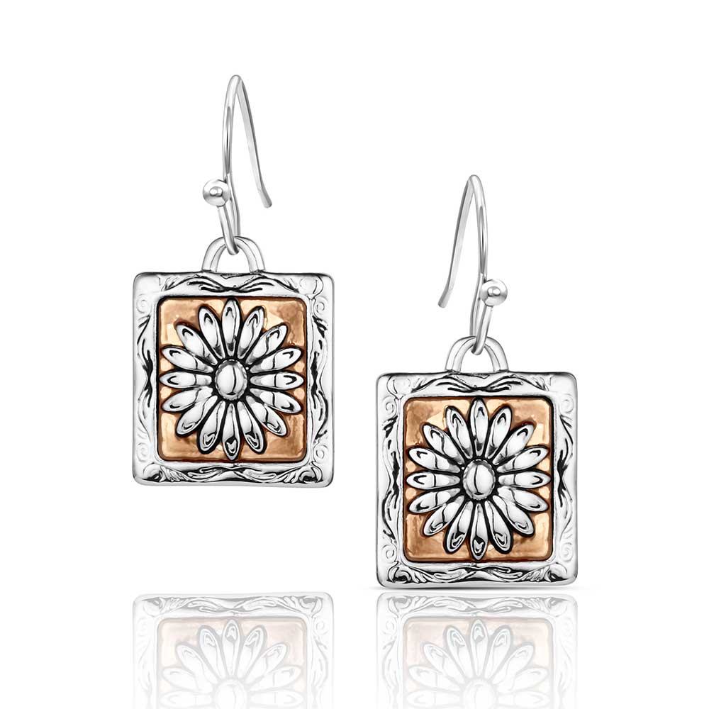 Montana Silversmith Ranch House Floral Earrings ER6464