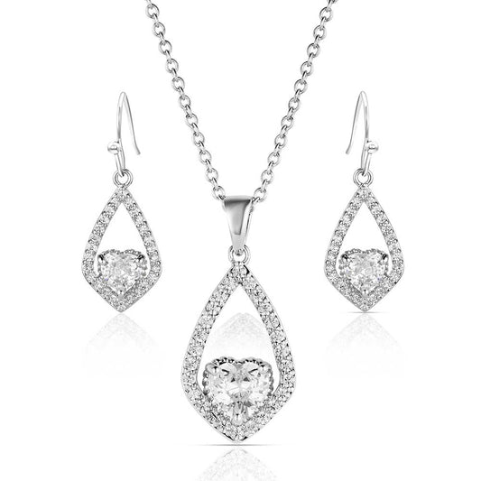 Montana Silversmith JS Cradled Hearts CZ