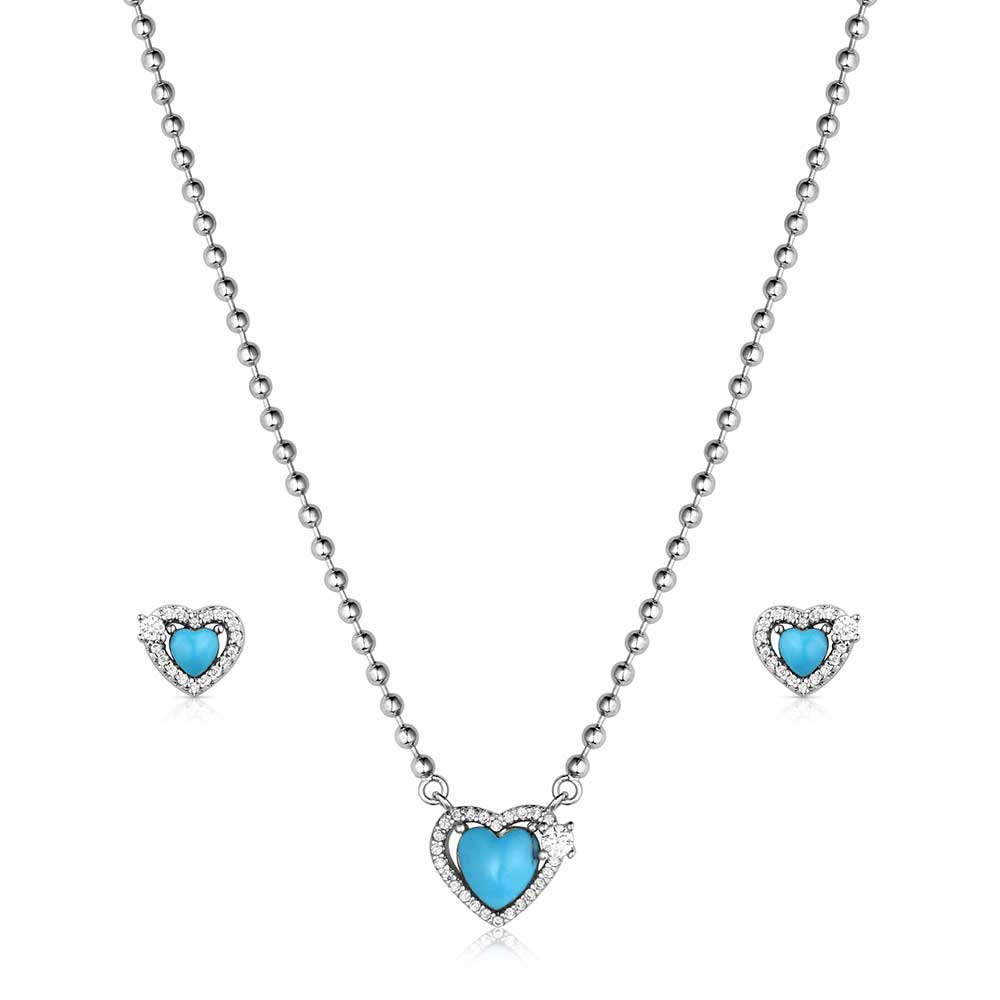 Montana Silversmith Hearts Of Turquoise Set JS6373