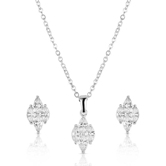 Montana Silversmith Snowdrift Cluster Jewelry Set JS6458