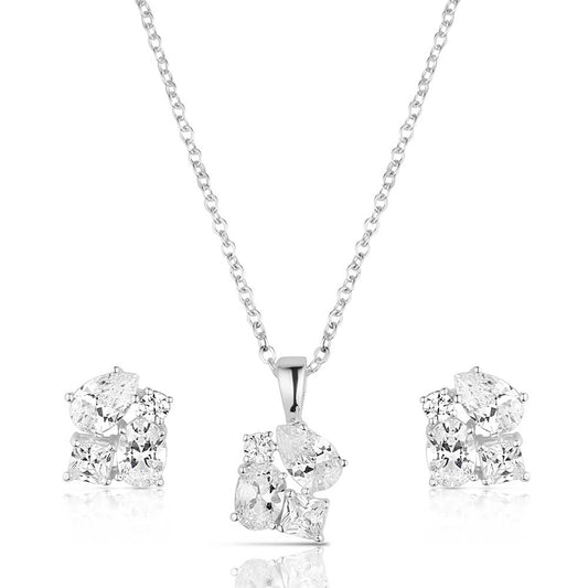 Montana Silversmith  Hitch N Post Cluster Jewelry Set JS6461