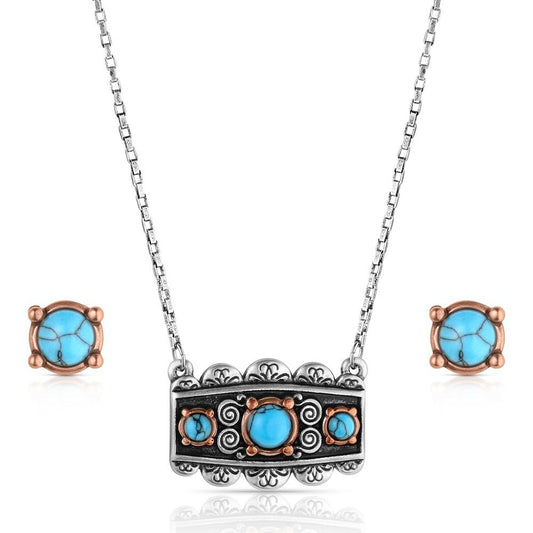 Montana Silversmith Turquoise Peaks Jewlery Set JS6487