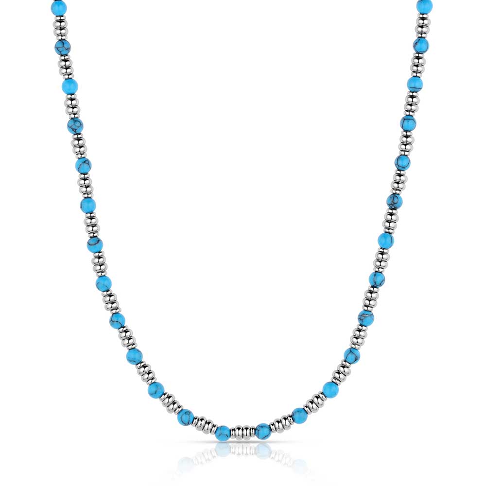 Momtana Silversmith Turquoise Beaded Necklace NC6185