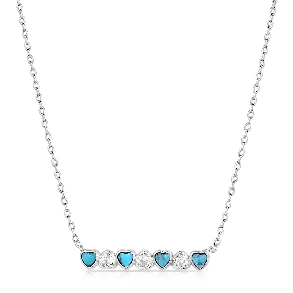 Montana Silversmith Alternating Hearts Necklace NC6227