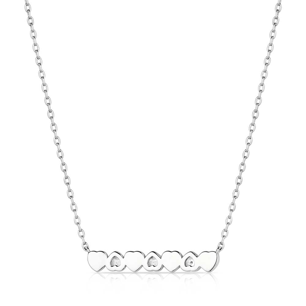 Montana Silversmith Alternating Hearts Necklace NC6227