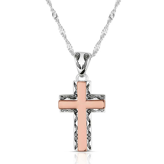 Montana Silversmith Faith Evermore Cross Necklace NC6470