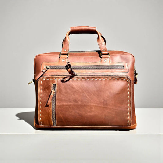 All Leather Briefcase 