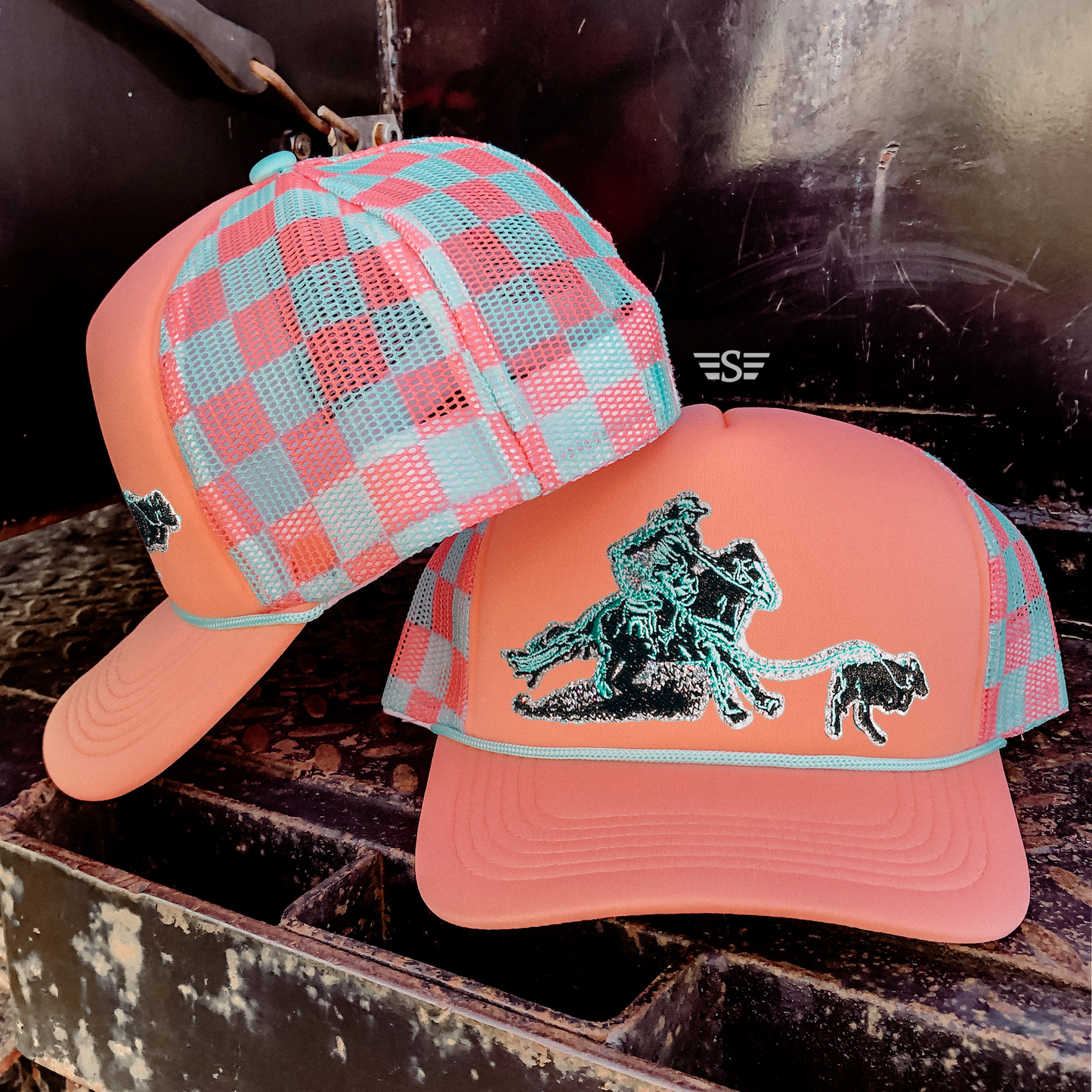 Flying S Company - Breakaway Roper Printed Mesh Trucker Cap