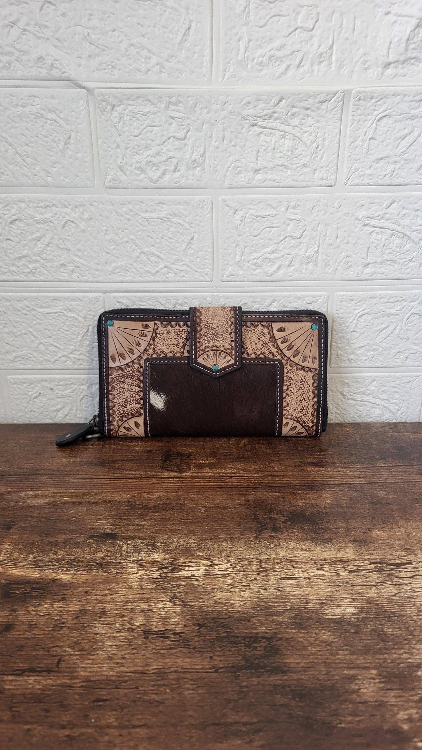Handcrafted Genuine Leather Cowhide Women's Wallet