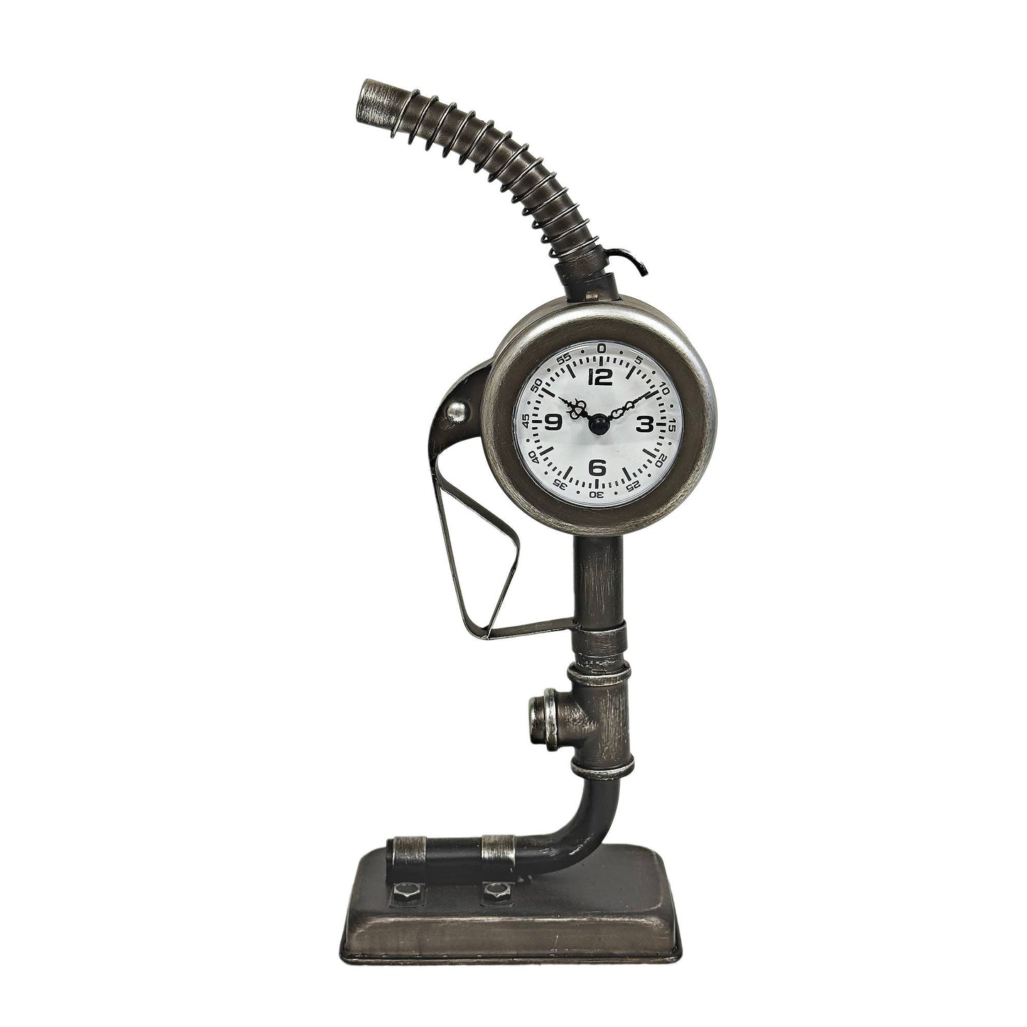 Metallic Gas Nozzle Table Clock