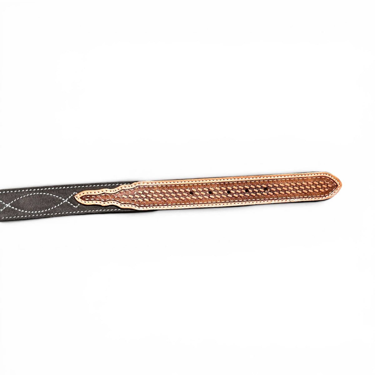 Grey BootStitch belt 