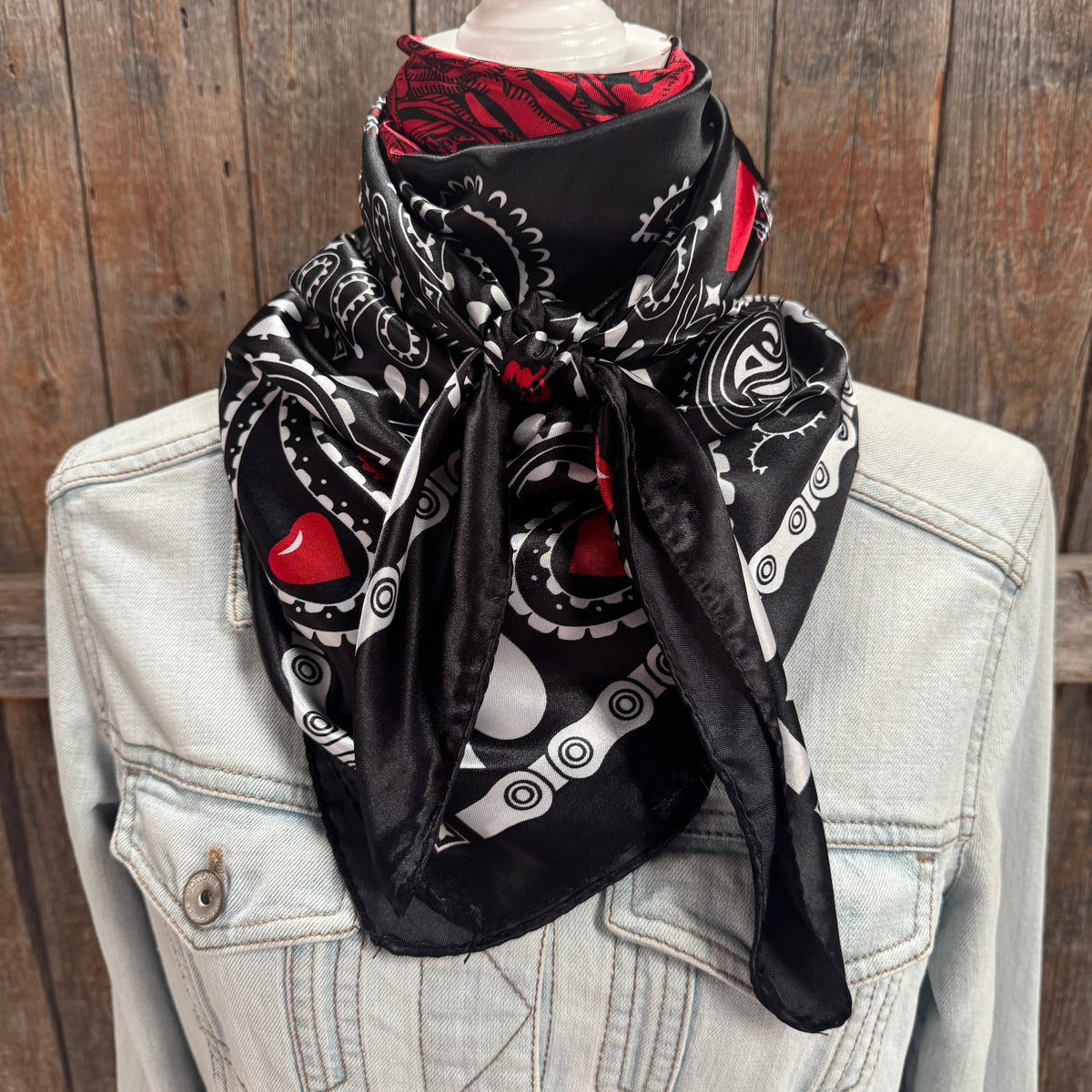 Lucky Cards Wild Rag - Western Scarf