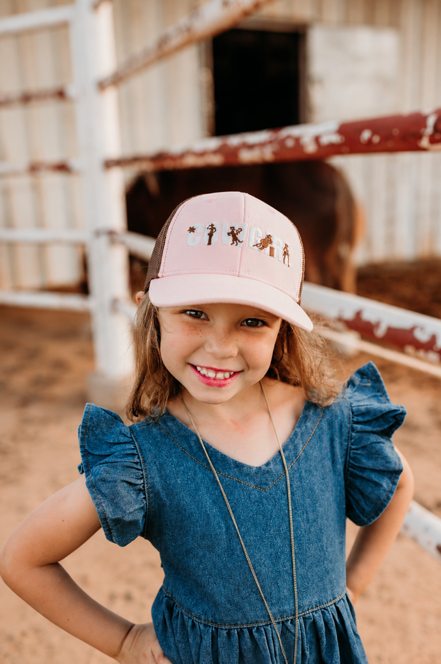 Shea Kids Cowgirl Ball Cap HAT03