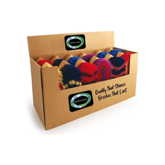 Smart Horse Gear - Epic Animal 8 1/4" Curved-Back Variety Shelf Display: Crimped Poly, Colors & Patterns