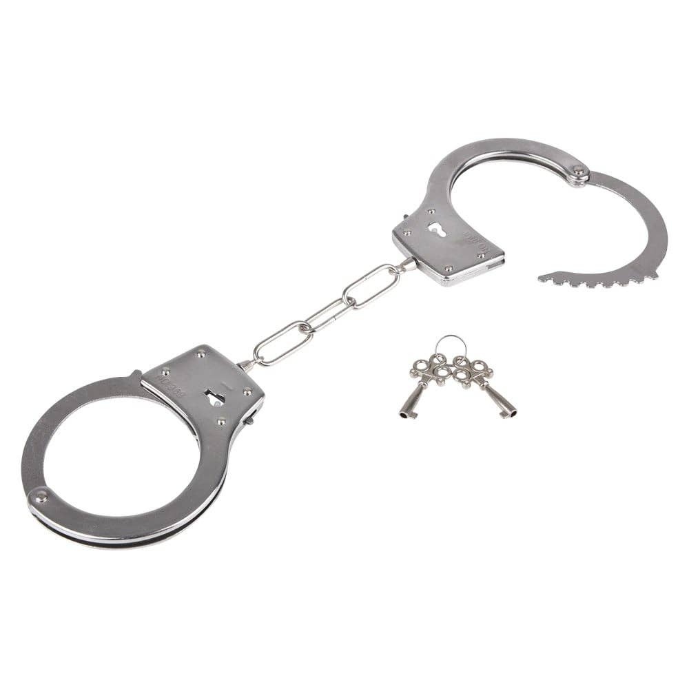 10" WILD WEST DIECAST METAL HANDCUFFS LLB kids toys