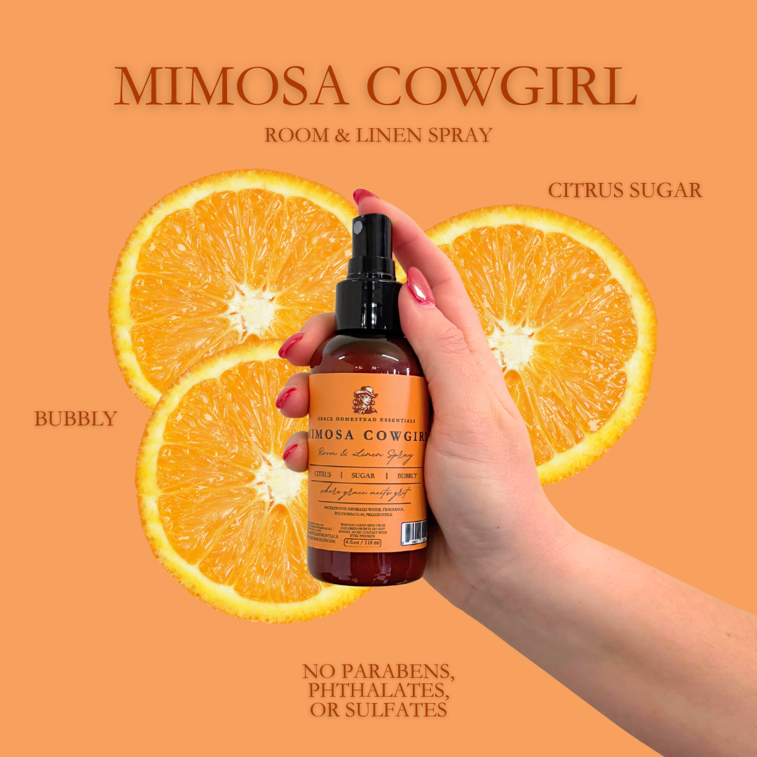 Mimosa Cowgirl Room & Linen Spray | Home Fragrance Spray