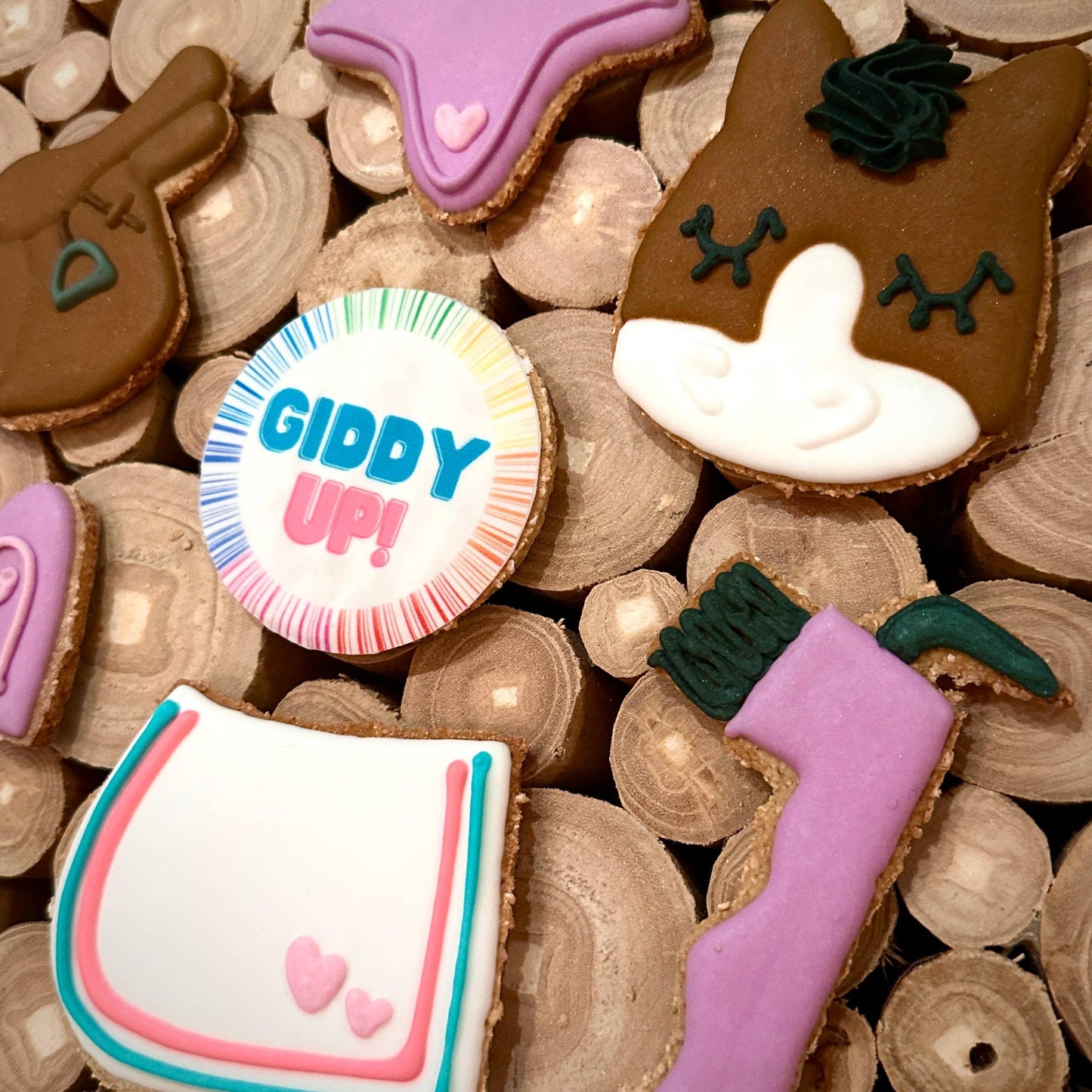 The Blissful Equestrian - Pony Pals Set Horse Cookie 6 pack