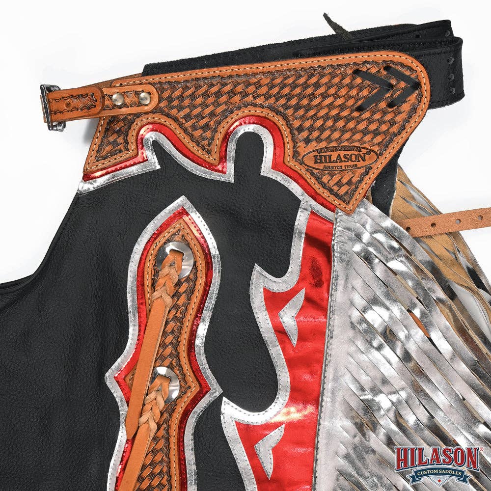 HILASON Western Horse Bull Riding Rodeo Chaps