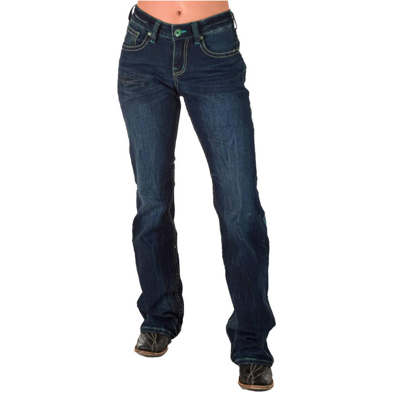 * Cowgirl Tuff Co. / B. Tuff Jeans - Turquoise Arrows