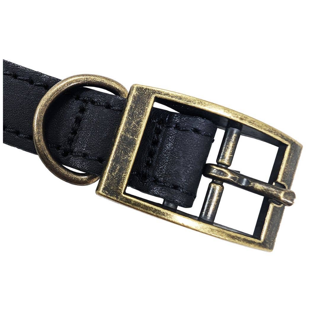 HugglePets Legacy Leather Dog Collar