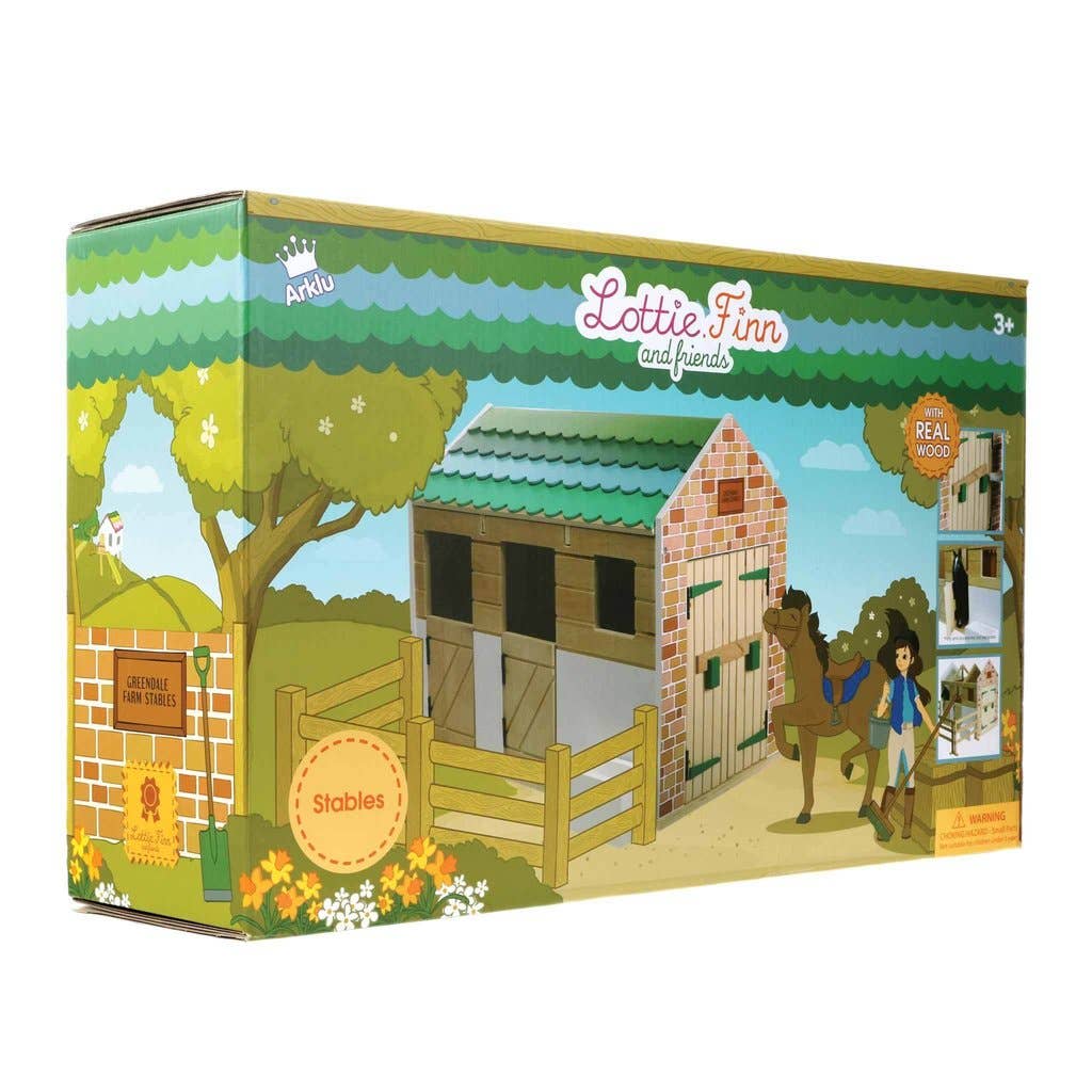 Wooden Stables Playset  - Fashion Doll Play-set