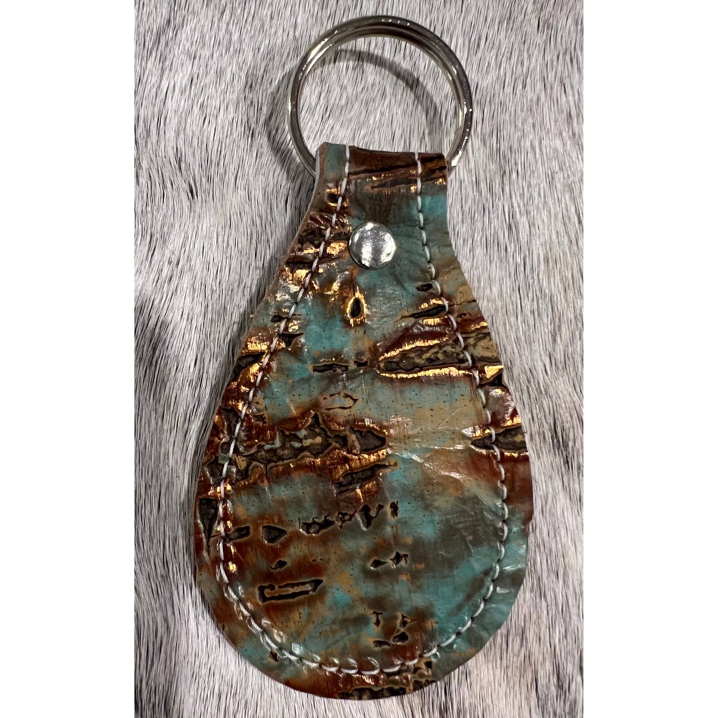 LEATHER/HIDE KEY FOBS