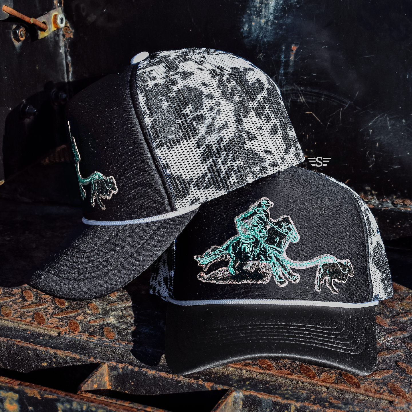 Flying S Company - Breakaway Roper Printed Mesh Trucker Cap