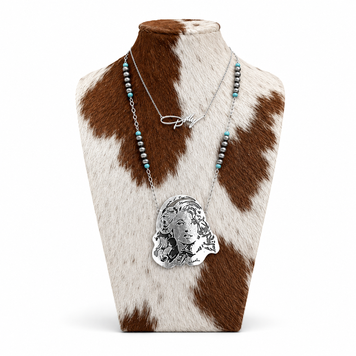 Western Dolly Navajo Pearl Layered Necklace