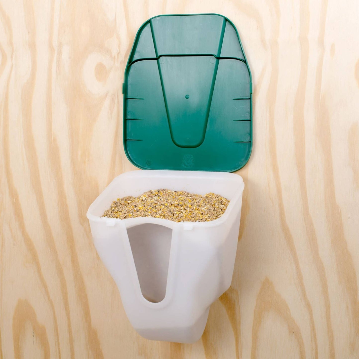 Chicken VFeedr No Waste Hanging Poultry Feeder 5-lbs