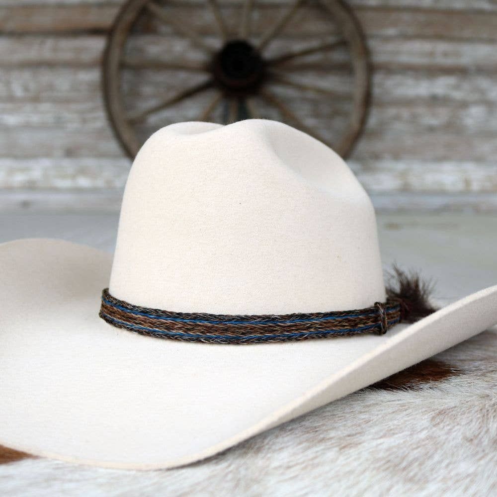 Willow Lane Hat Co. - Horsehair Braided Single Tassel Hat Band - Taos