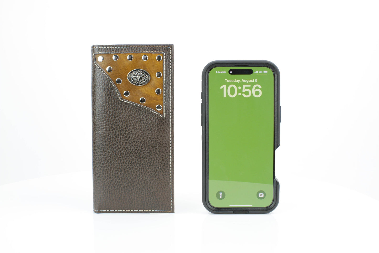 Rodeo Wallet with Bison Head Concho VL880