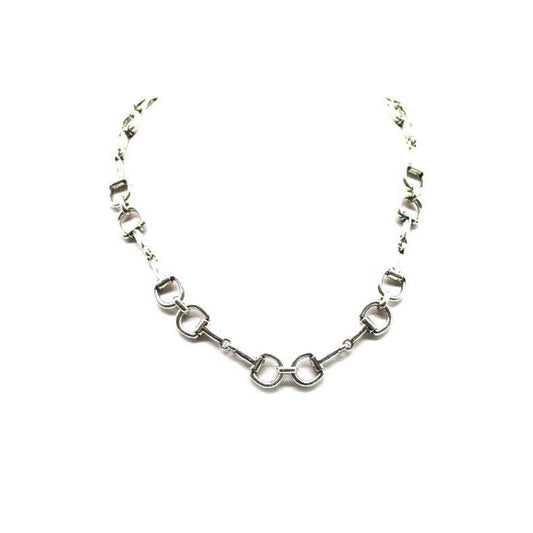 Western Snaffle Bit Multi Linked Necklace