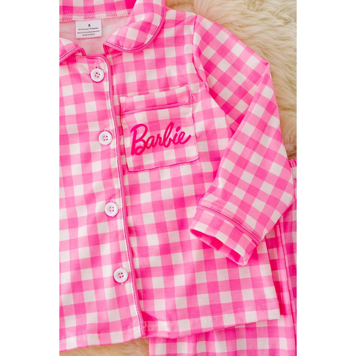 GINGHAM CHARACTER PAJAMAS. PJG40119 JEAN