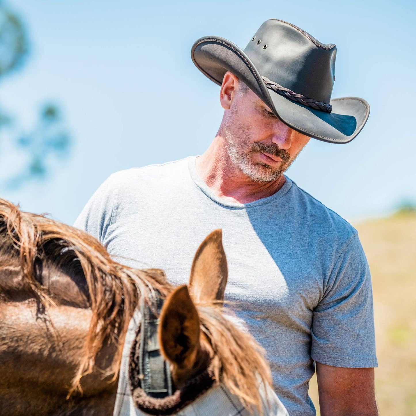 Premium Shapable Leather Cowboy Hat - Style Hollywood