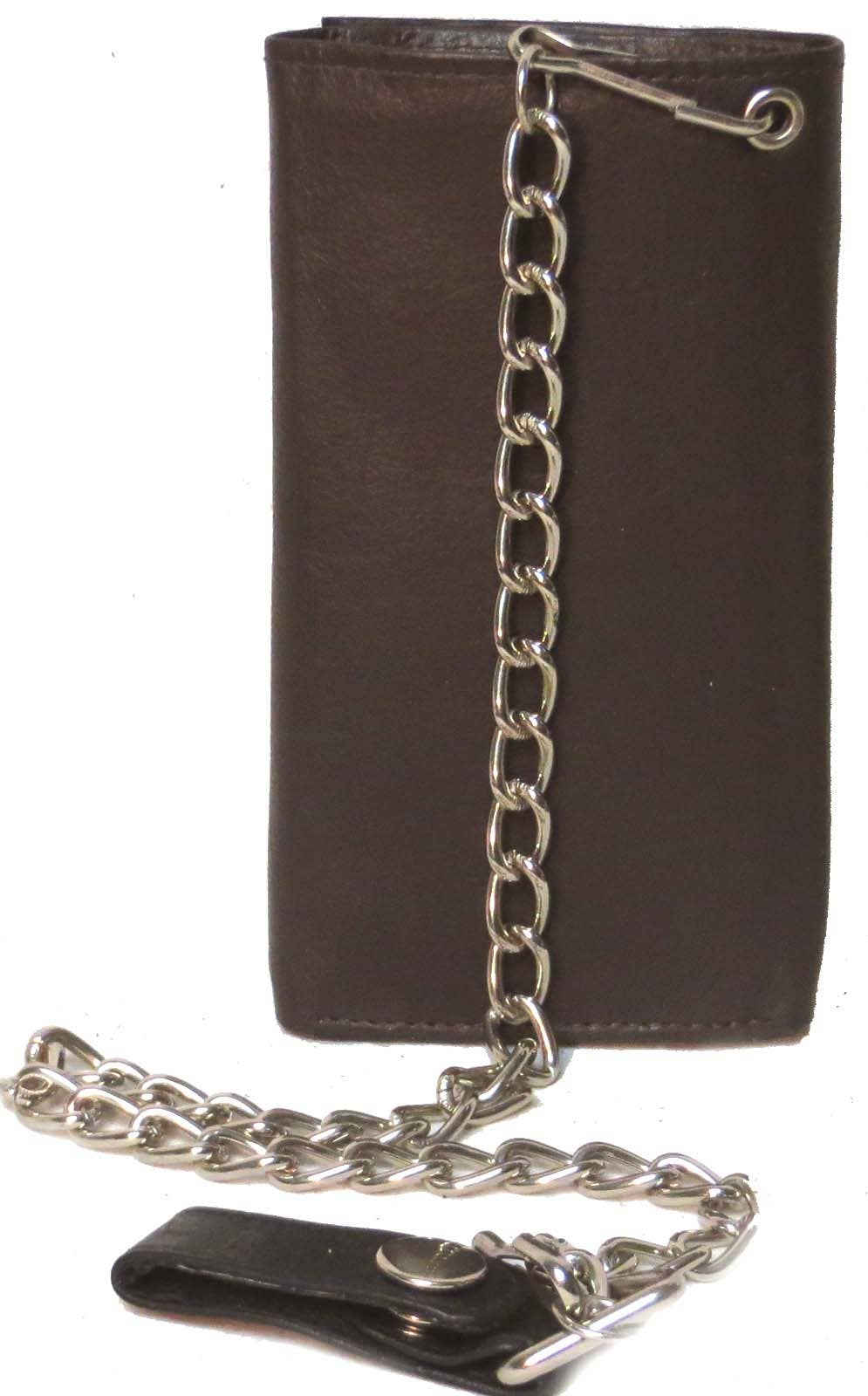 Genuine Leather Cowhide RFID Biker's Wallet #4685RP