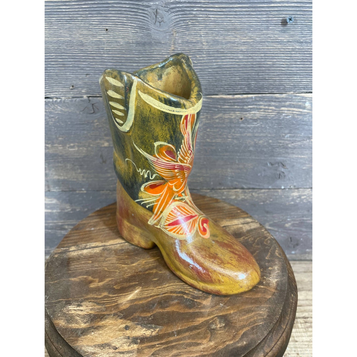Wild West Rustic Clay Boot-Western