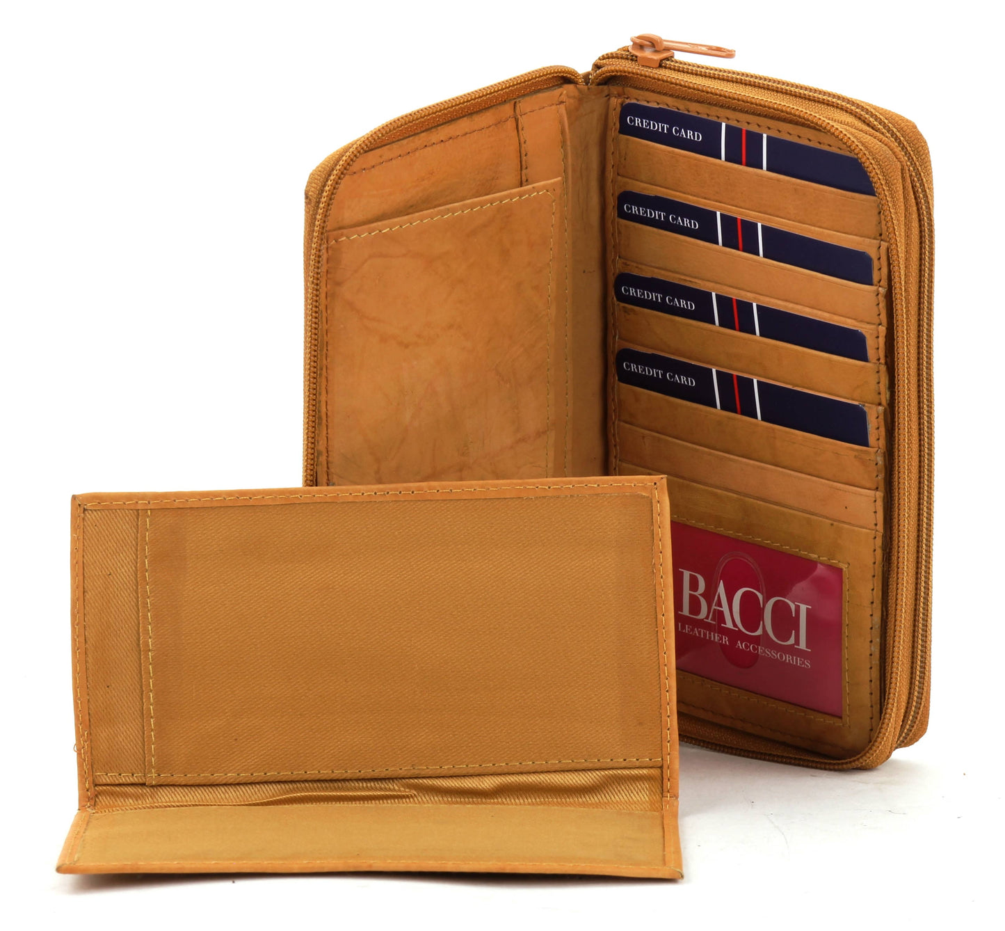 Double Zipper Women's Clutch 15585