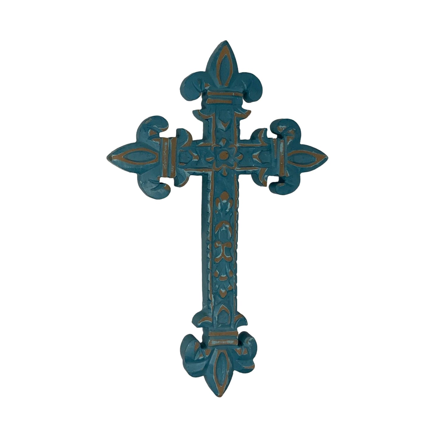 Chartres Hand-Carved Wood Wall Cross